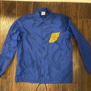 Vintage 1981 Coach’s Jacket (Royal Blue) Size Medium
